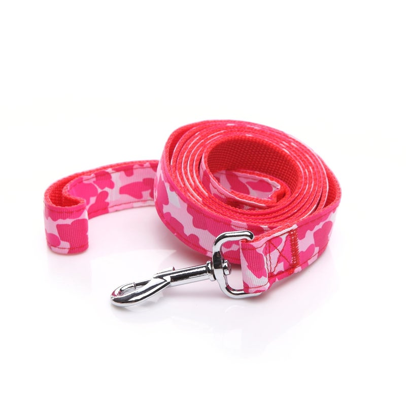 Taida Heavy Duty Dog Leash, 4 FT/ 6 FT/ 10 FT Long, 1 Inch Wide, Nylon Camouflage Dog Leash for Small and Medium Dogs - Image 1